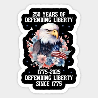 Patriotic USA Army Us Military Parade 250th anniversary 2025 Sticker
